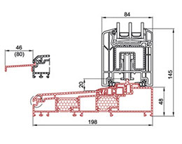 Bodenschwelle 84 Stadler Innentueren Hebeschiebestueren Bodenschwelle 84